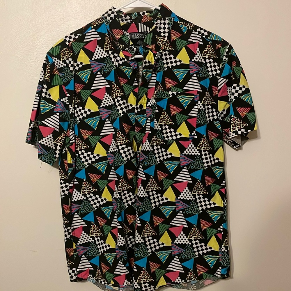 ‘90s themed button up - Medium